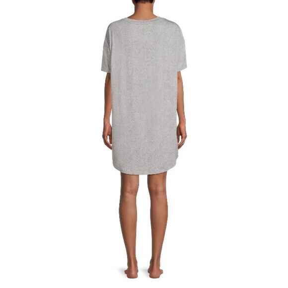 Women’s Ultra Soft Short Sleeve Sleep Lounge Pajama Night Shirts 2-Pack Size S/M - Picture 7 of 11